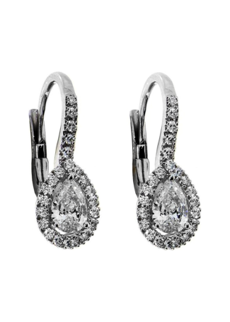 Серьги Damiani Classic- Forme Белое золото