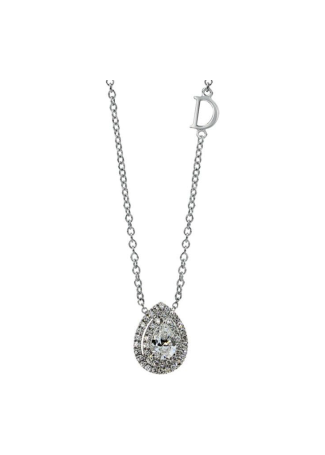 Колье Damiani Classic- Forme Белое золото