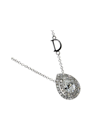 Колье Damiani Classic- Forme Белое золото