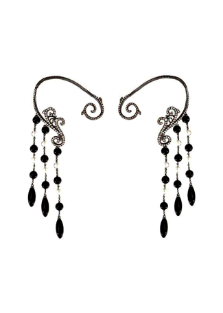 Серьги Damiani Alsara Белое золото