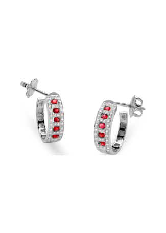 Серьги Damiani Belle Epoque Белое золото