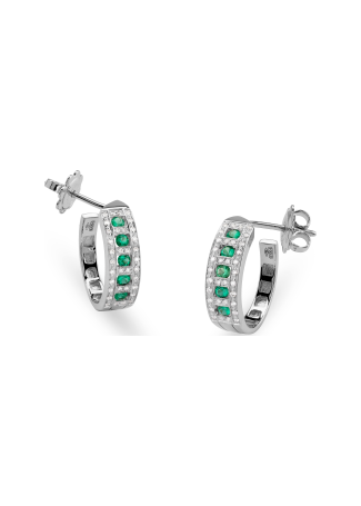 Серьги Damiani Belle Epoque Белое золото