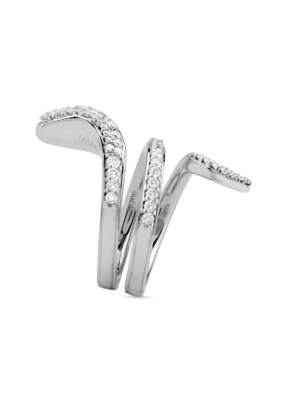 Кольцо Damiani Eden Белое золото