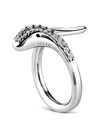 Кольцо Damiani Eden Белое золото