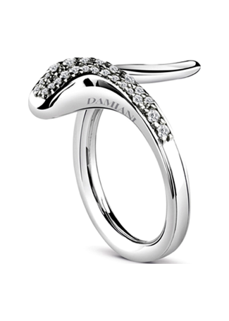 Кольцо Damiani Eden Белое золото