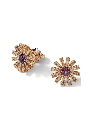 Серьги Damiani Margherita Розовое золото