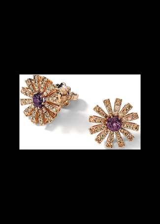 Earrings Damiani Margherita Rose Gold