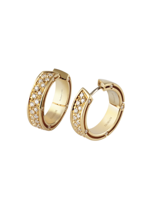 Серьги Damiani D.Side Желтое золото