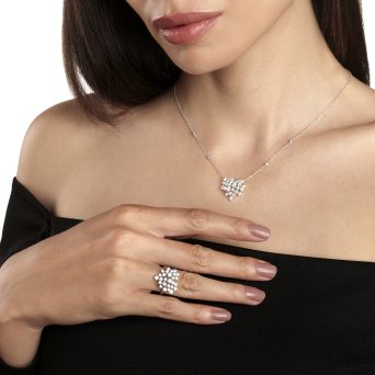 Damiani Кольцо Damiani Mimosa Белое золото