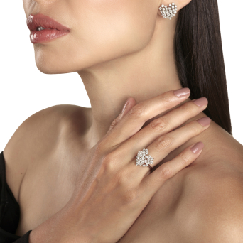 Damiani Кольцо Damiani Mimosa Белое золото