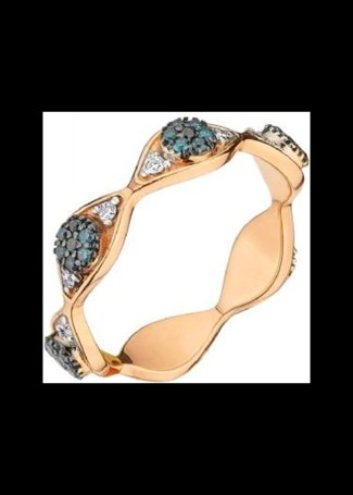 Ring Bee Goddess Eye Light Rose Gold