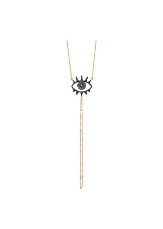 Браслет-Кольцо Bee Goddess Eye Light Розовое золото