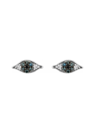 Earrings Bee Goddess Eye Light Rose Gold