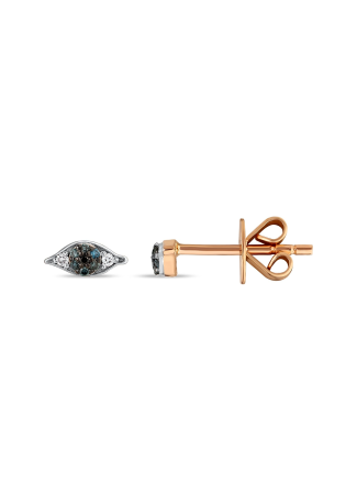 Серьги Bee Goddess Eye Light Розовое золото