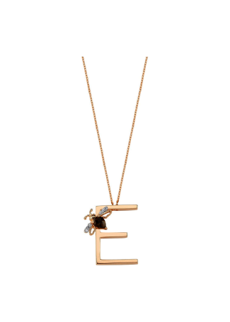 Колье Bee Goddess Bee Розовое золото