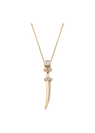 Колье Bee Goddess Sword of Light Розовое золото