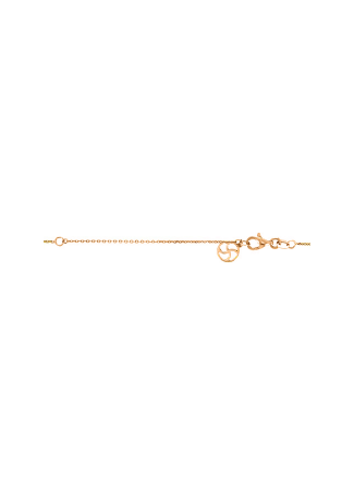 Bee Goddess Queen of Hearts Rose Gold Necklace