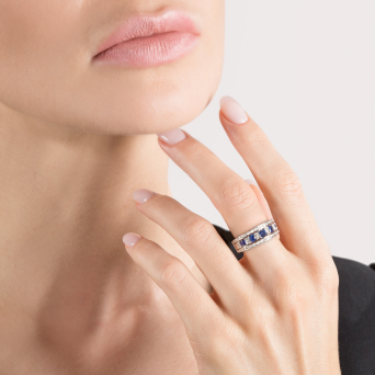 Кольцо Damiani Belle Epoque Белое золото