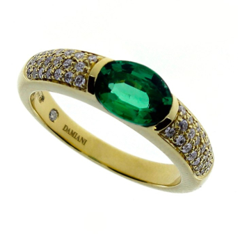 Кольцо Damiani Timeless classico Желтое золото