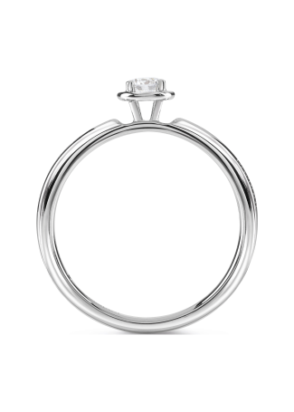Кольцо Damiani Minou Белое золото