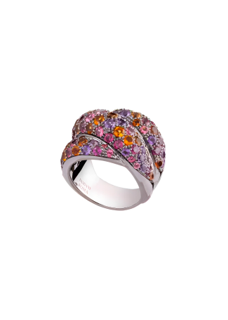 Кольцо Damiani Gomitolo Черное золото