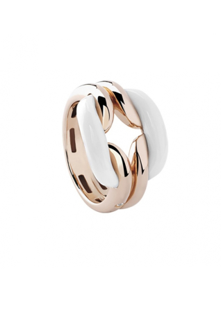 Кольцо Damiani D.Lace Розовое золото