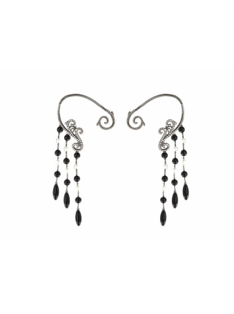 Серьги Damiani Alsara Белое золото