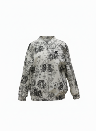 Бомбер Zardozi Denim Zodiac