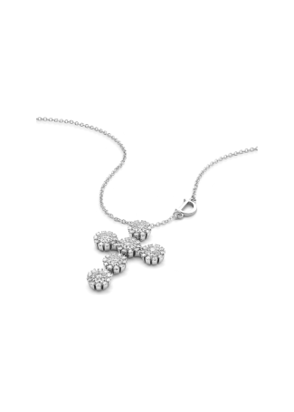 Колье Damiani Cristal Белое золото