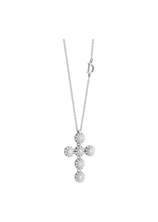 Колье Damiani Cristal Белое золото