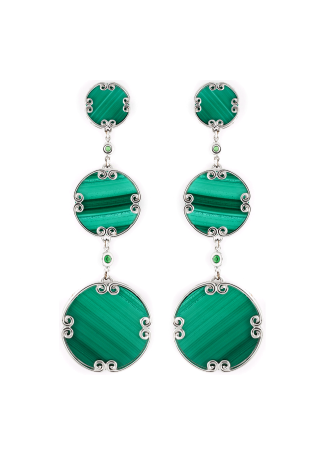 Серьги Damiani Alsara Белое золото
