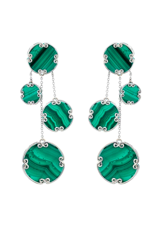 Серьги Damiani Alsara Белое золото