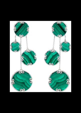 Серьги Damiani Alsara Белое золото