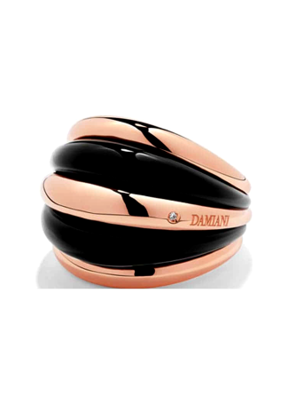 Кольцо Damiani Spicchi luna Розовое золото