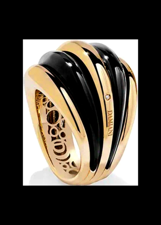Кольцо Damiani Spicchi luna Желтое золото