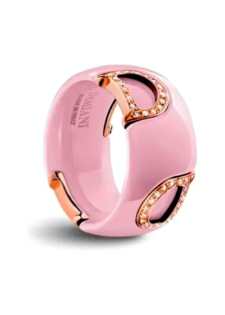 Кольцо Damiani D.Icon Розовое золото