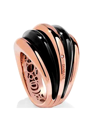 Кольцо Damiani Spicchi luna Розовое золото