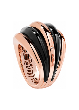 Кольцо Damiani Spicchi luna Розовое золото