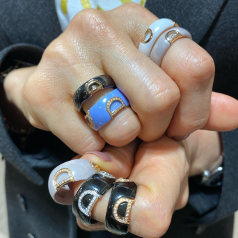 Кольцо Damiani D.Icon Розовое золото