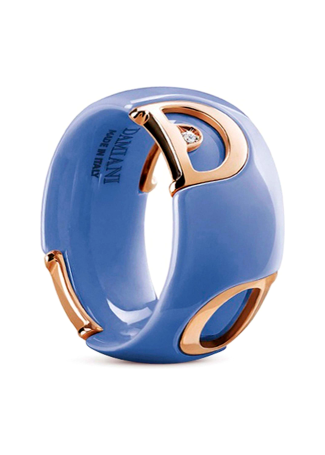 Сақина Damiani D.Icon Қызғылт алтын