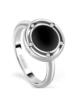 Кольцо Damiani D.Side Белое золото