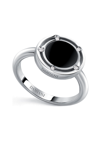 Кольцо Damiani D.Side Белое золото