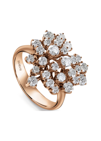 Кольцо Damiani Mimosa Розовое золото