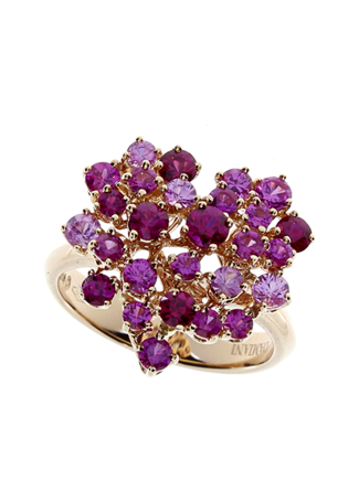 Кольцо Damiani Mimosa Розовое золото