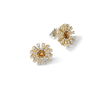 Серьги Damiani Margherita Желтое золото