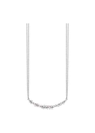 Колье Damiani Mimosa Flexi Белое золото