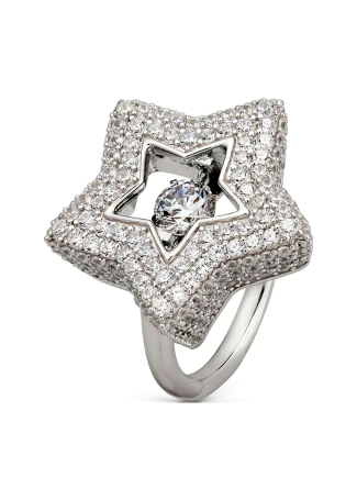 Кольцо Bliss Dancing Серебро