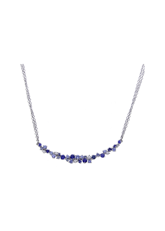 Колье Damiani Mimosa Flexi Белое золото