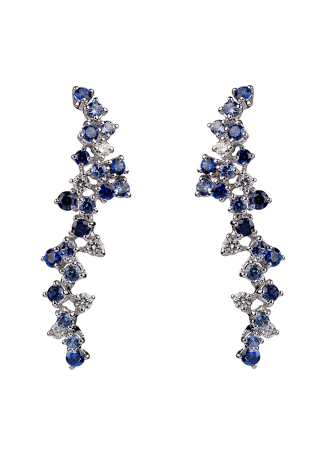 Серьги Damiani Mimosa Flexi Белое золото