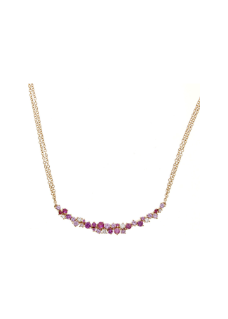 Колье Damiani Mimosa Flexi Розовое золото